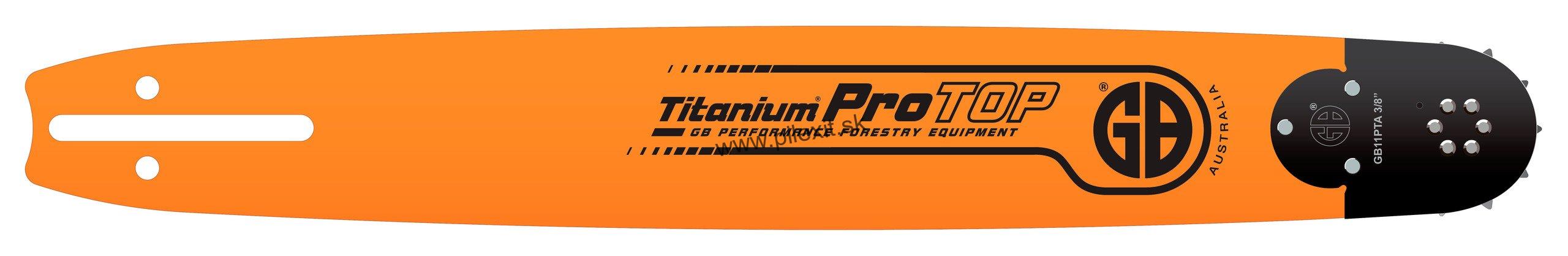 3/8", 1,5 mm, 45 cm Vodiaca lišta GB Titanium ProTOP