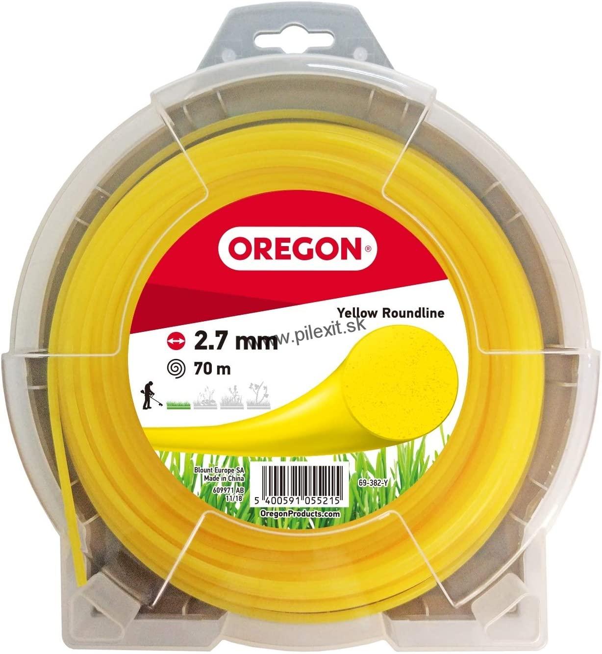 Lanko vyžínacie žlté kruhové, 2.7mm, 70m 