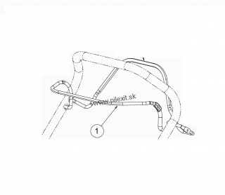 Tiahlo brzdy motora 747-06061637 pre Cub Cadet