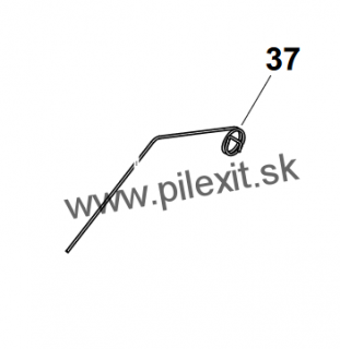 Pružinka plynu 231866-9, 195117010 pre Dolmar